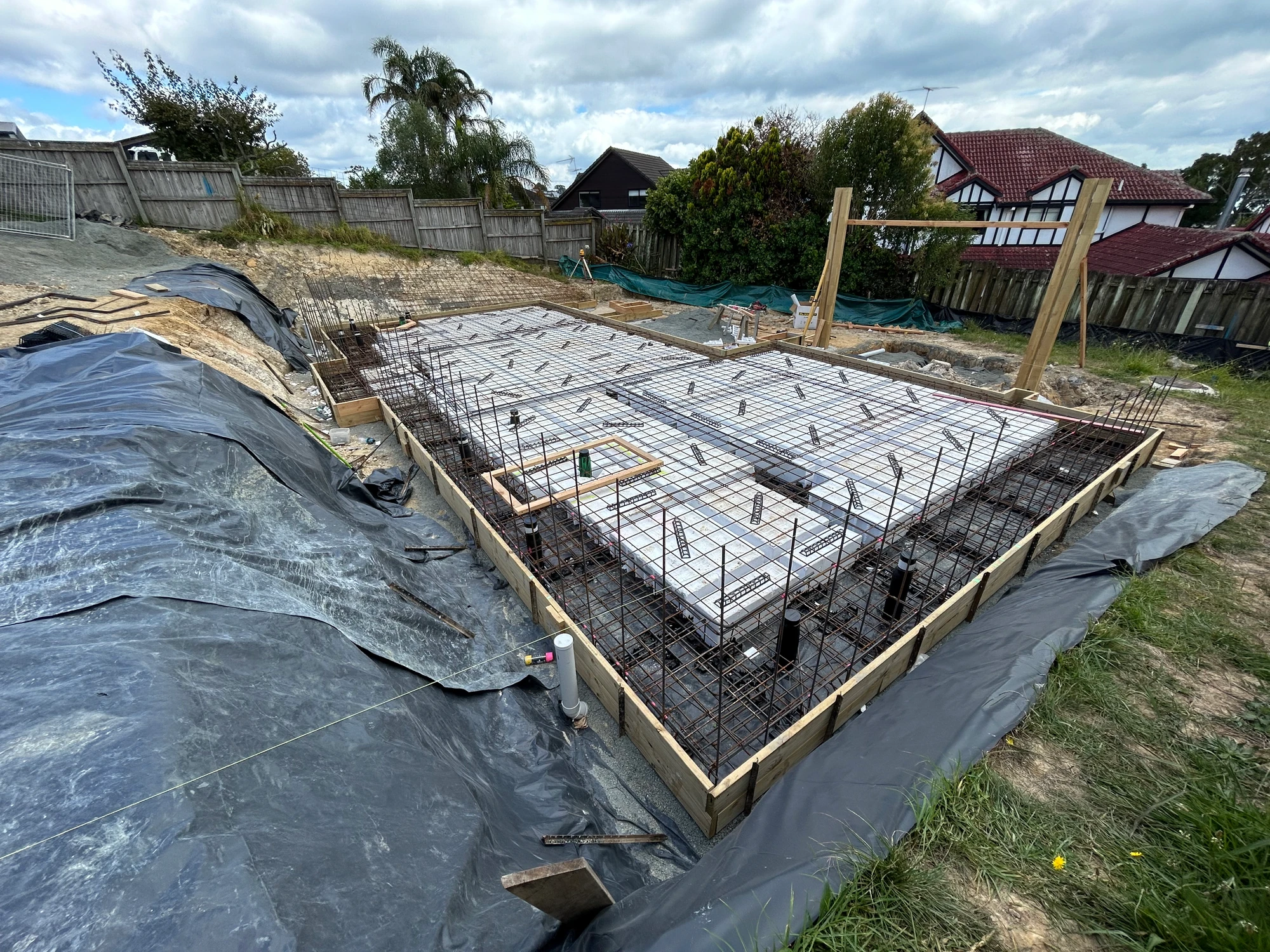 Pile substructure on a sloping Auckland site by LSM Construction