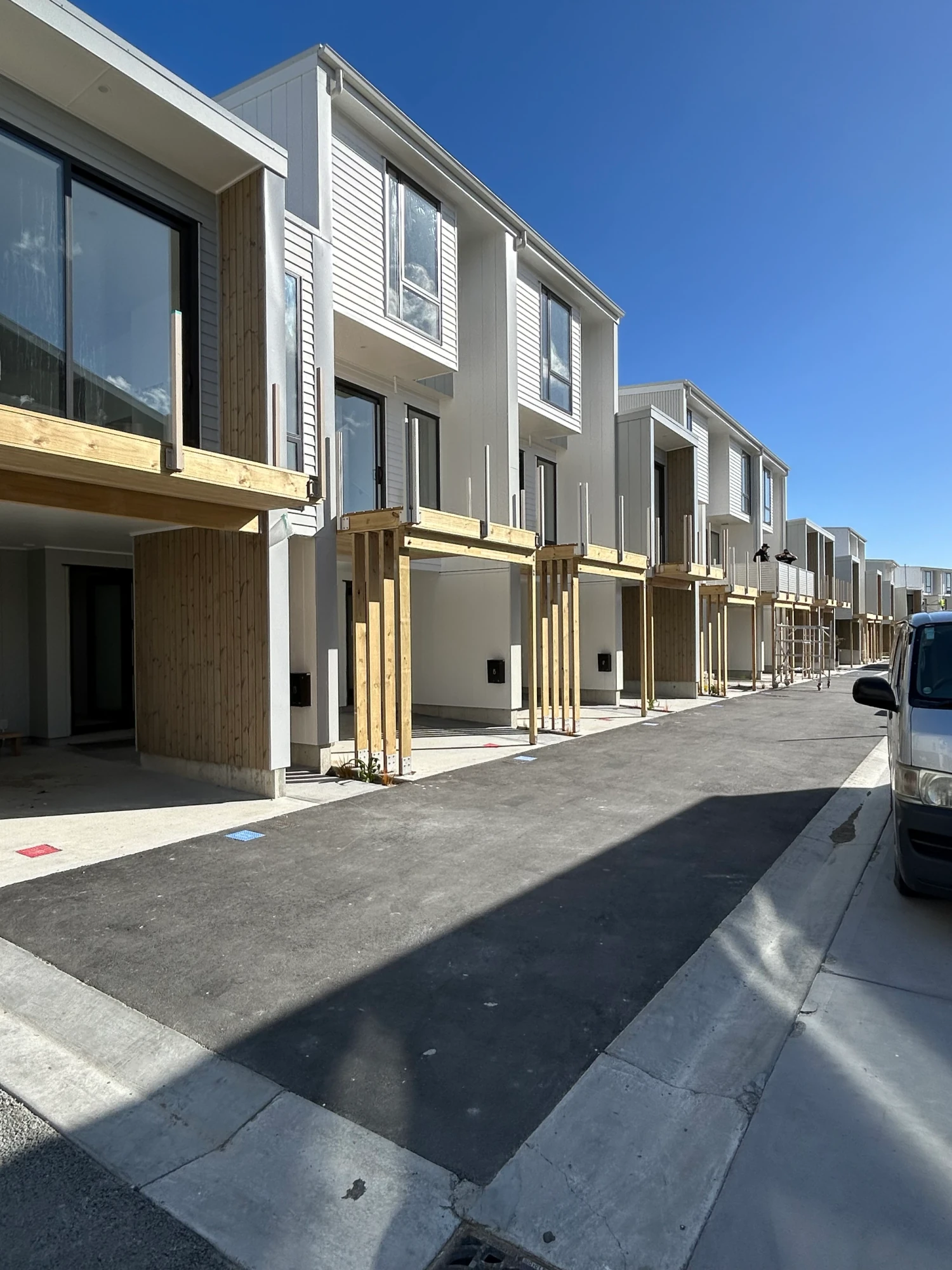 Modern multi-unit new build in central Auckland